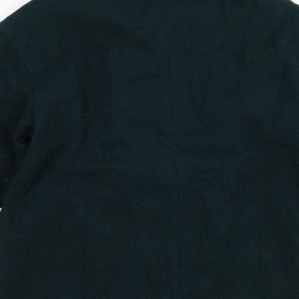 Preworn Womens Green   Overcoat Coat Size 12