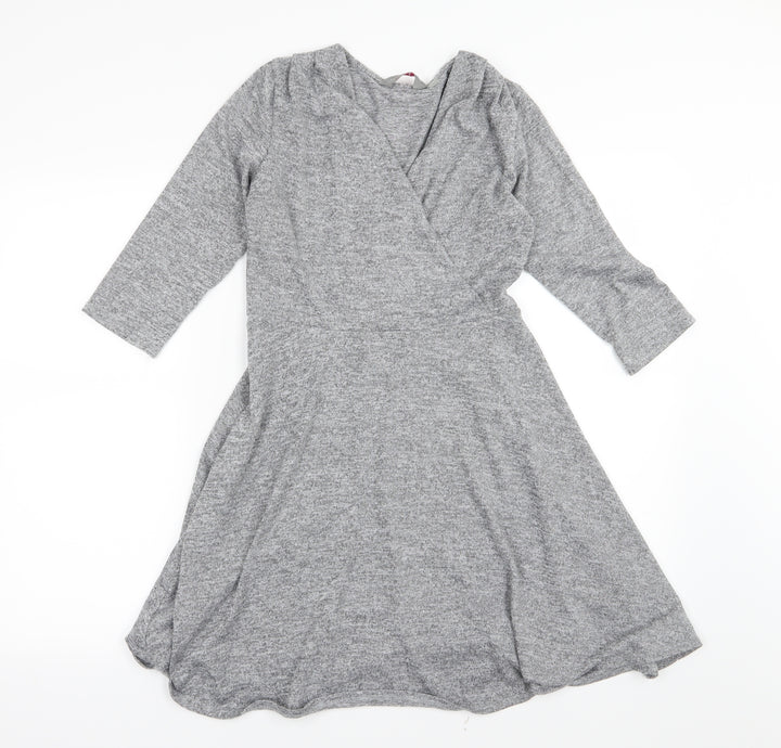 Dorothy Perkins Womens Gold  Jersey T-Shirt Dress  Size 8