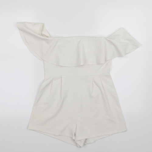In the Style Womens White   Playsuit One-Piece Size 8 L3 in