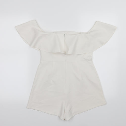 In the Style Womens White   Playsuit One-Piece Size 8 L3 in
