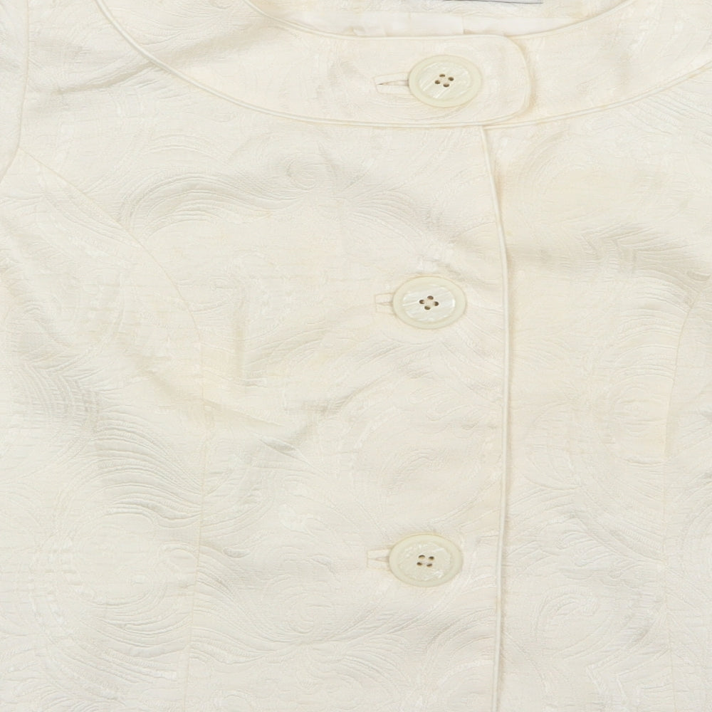 Roman Womens Ivory   Jacket  Size 16