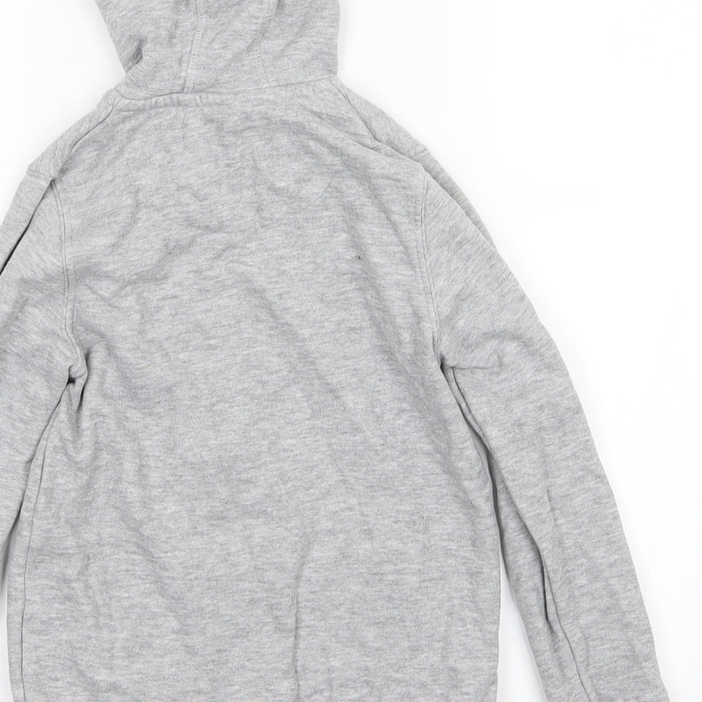 TU Boys Grey  Jersey Full Zip Hoodie Size 7 Years