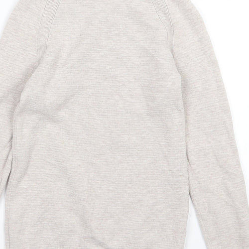 H&M Girls Beige  Knit Pullover Jumper Size 6-7 Years