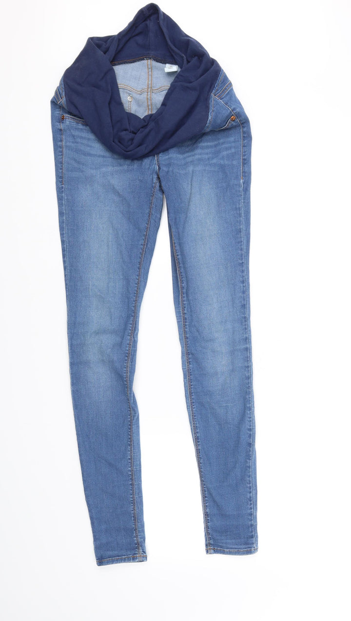 Mama Womens Blue   Straight Jeans Size 6 L31 in