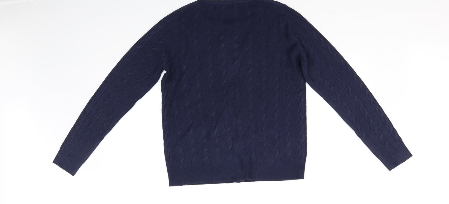 TU Womens Blue   Cardigan Jumper Size 12