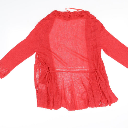 Anne Smith Womens Red   Cardigan Jumper Size M