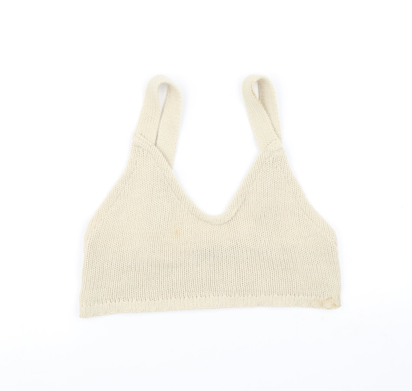 pretty little thing Womens Beige   Basic T-Shirt Size M