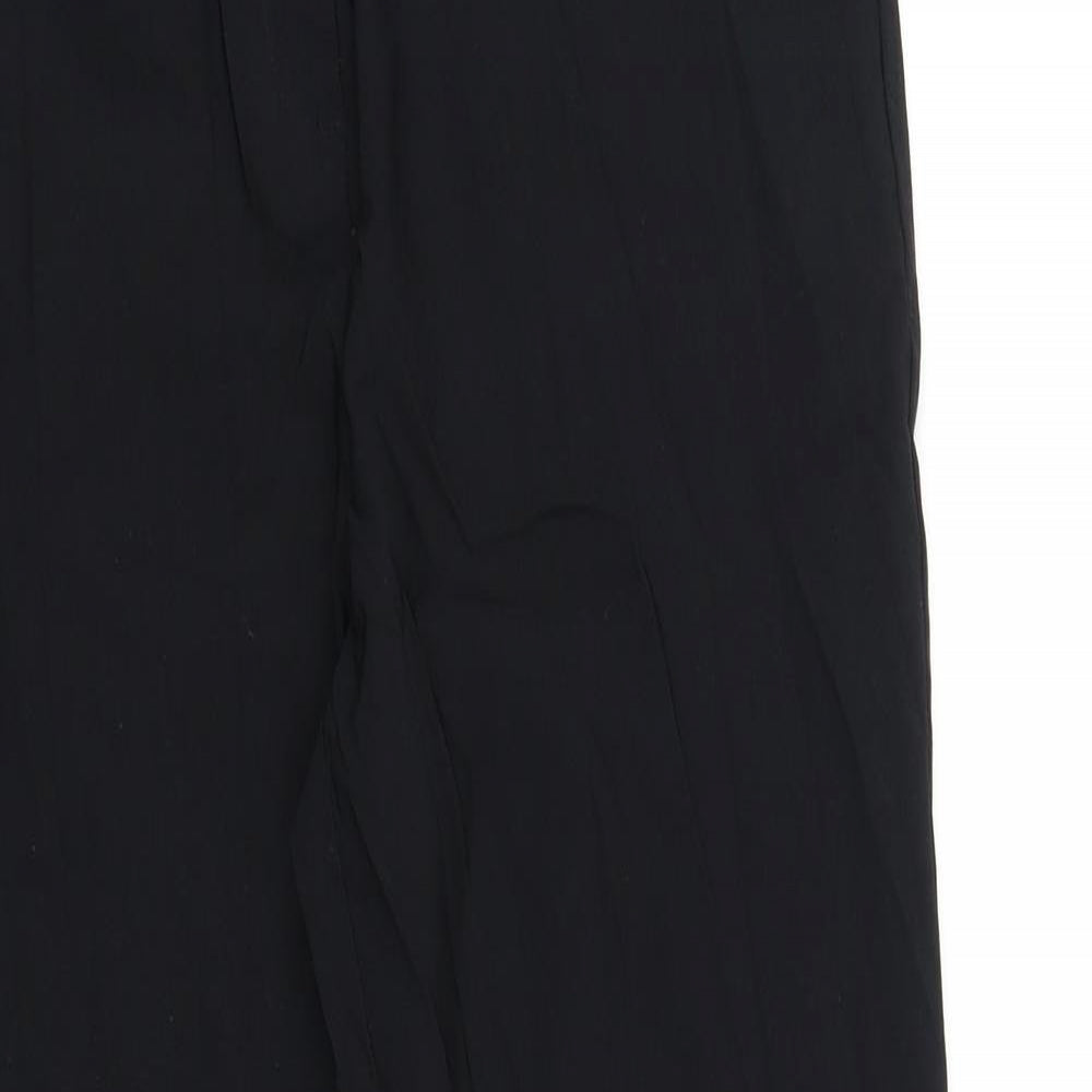 Papaya Womens Black   Trousers  Size 12 L28 in