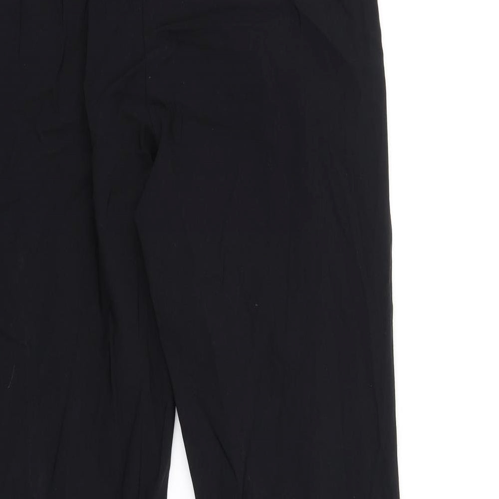Papaya Womens Black   Trousers  Size 12 L28 in