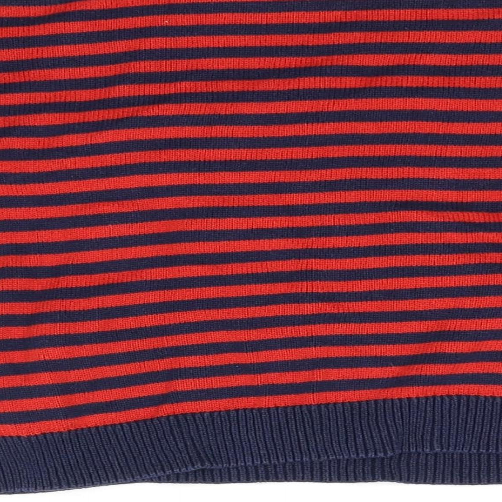 F&F Boys Blue Striped  Pullover Jumper Size 2-3 Years
