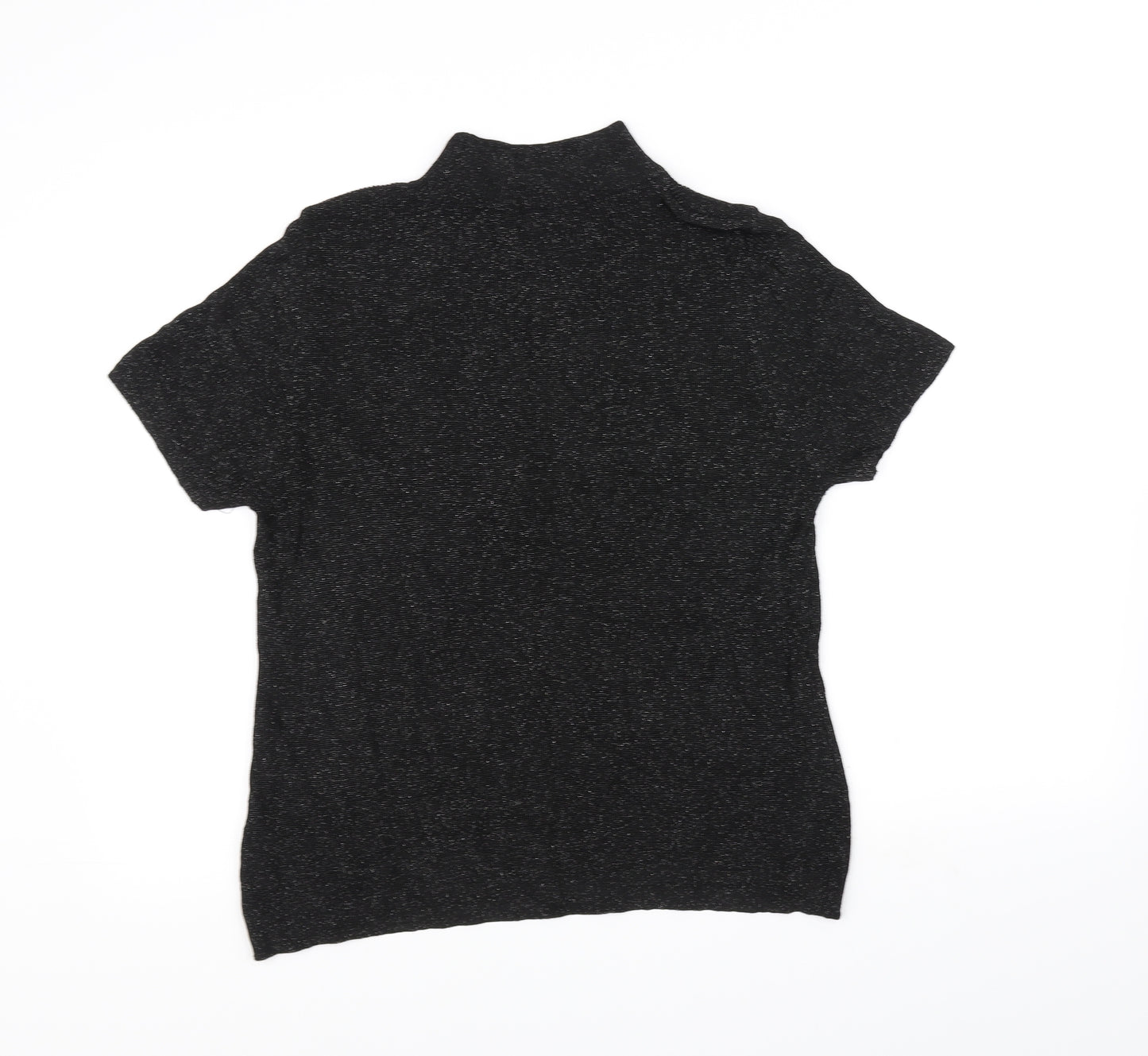 St Micheal Womens Black   Basic T-Shirt Size 16