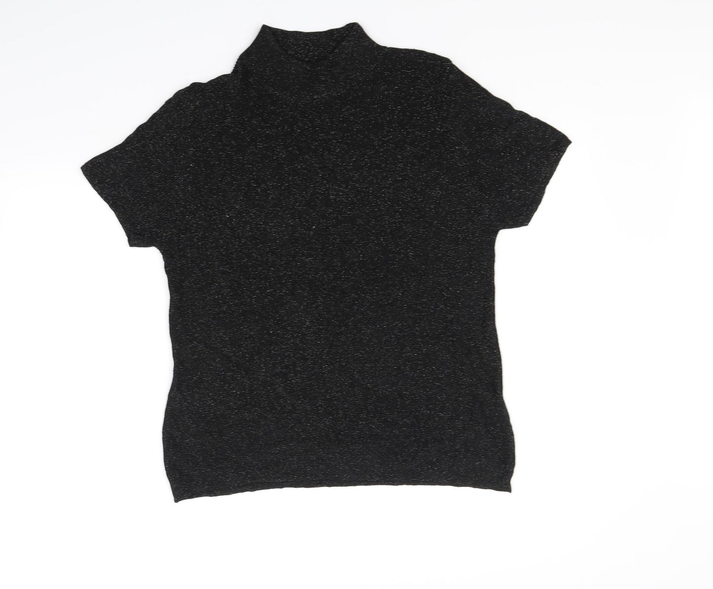 St Micheal Womens Black   Basic T-Shirt Size 16