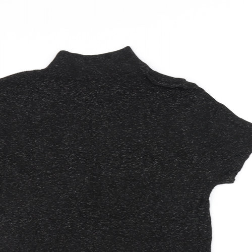 St Micheal Womens Black   Basic T-Shirt Size 16