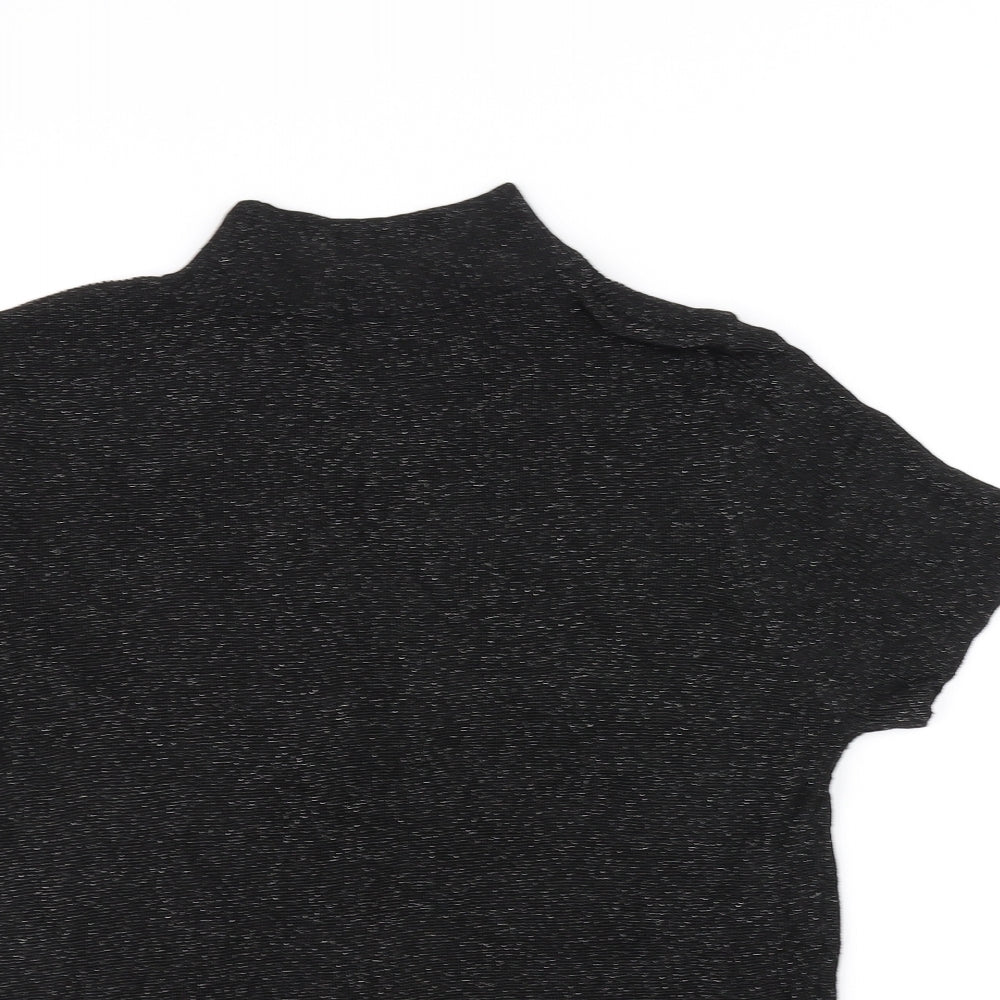 St Micheal Womens Black   Basic T-Shirt Size 16