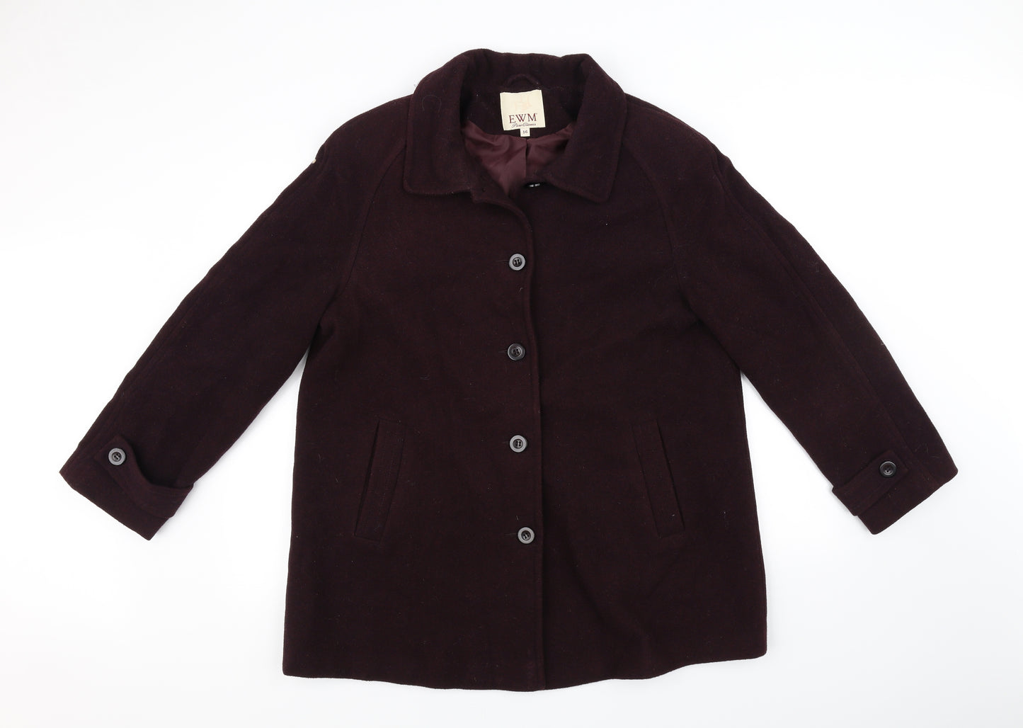 EWM Womens Pink   Jacket Coat Size 18