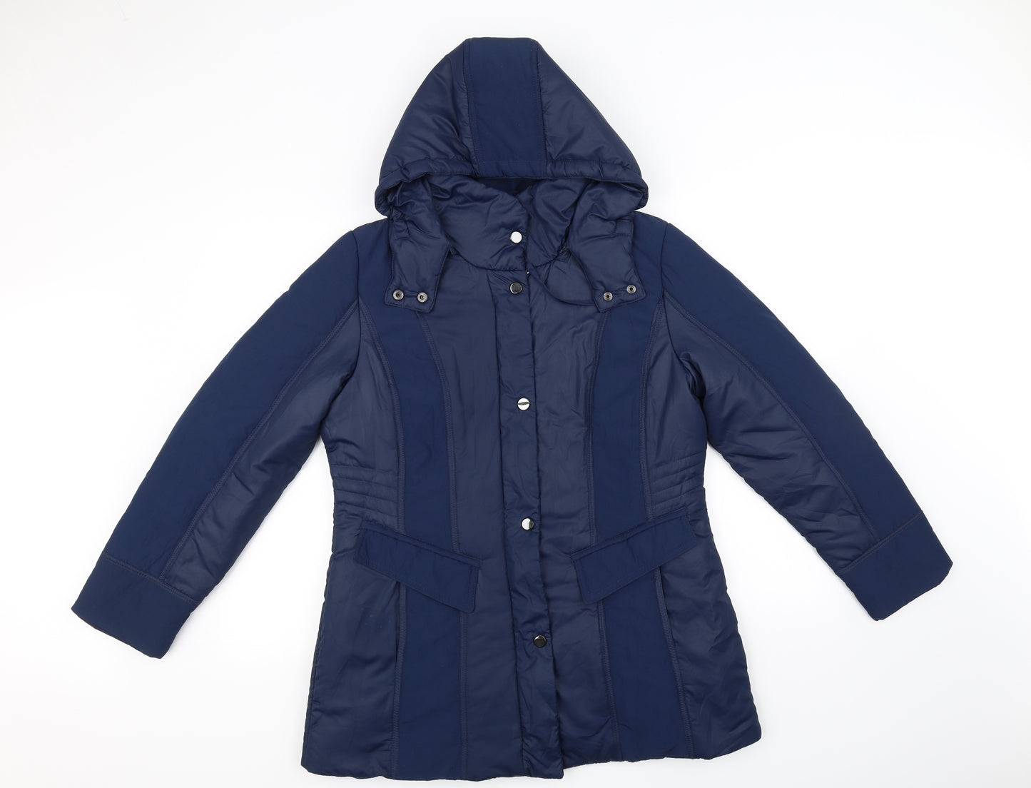 Preworn Womens Blue   Jacket Coat Size 12