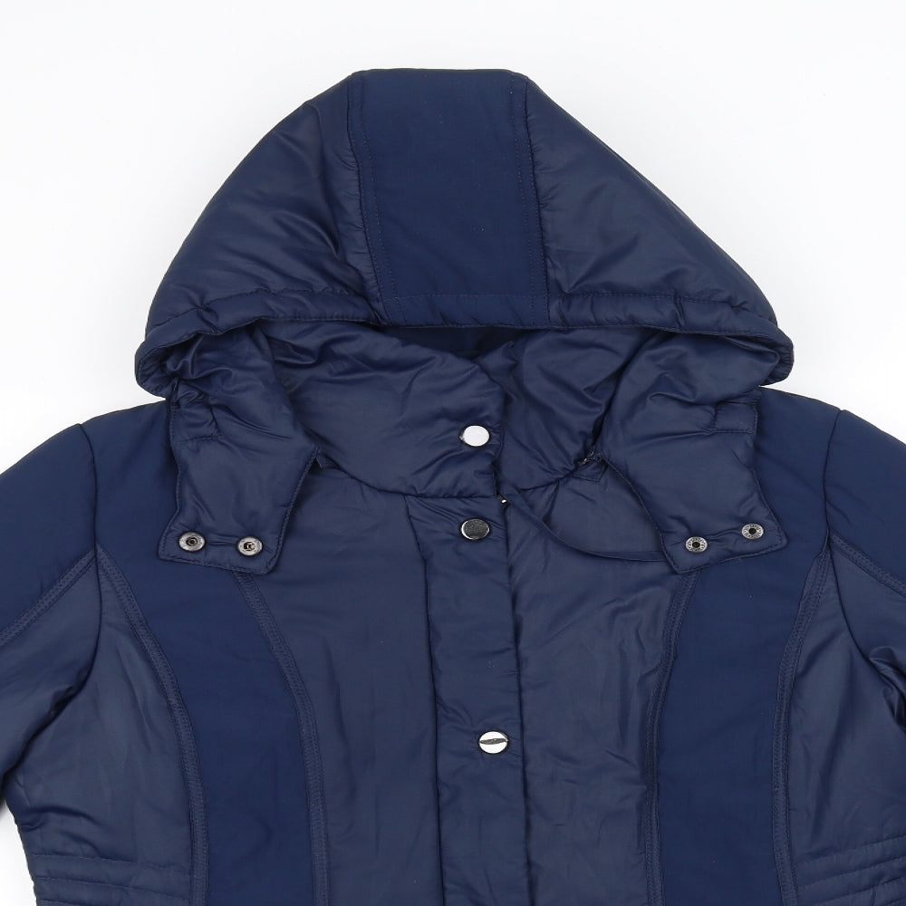 Preworn Womens Blue   Jacket Coat Size 12