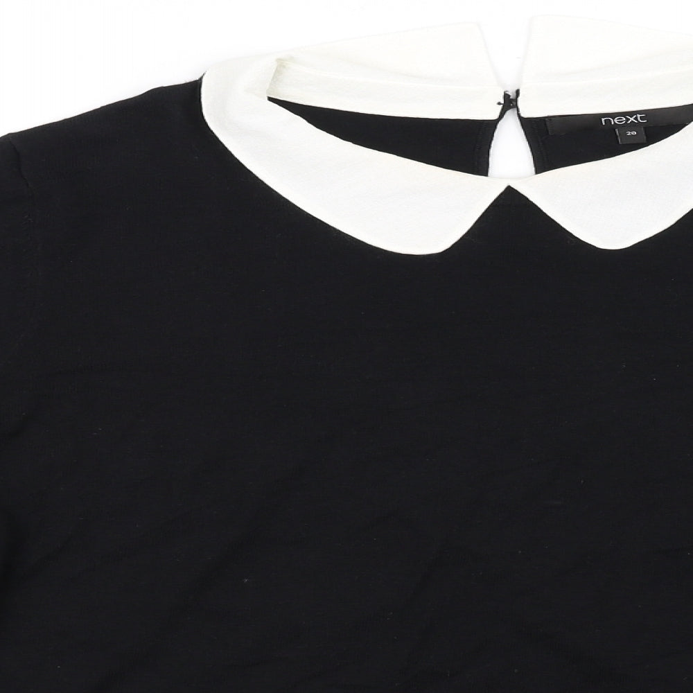 NEXT Womens Black   Basic Blouse Size 20
