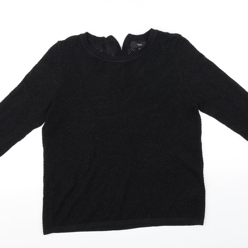 NEXT Womens Black   Basic Blouse Size 12
