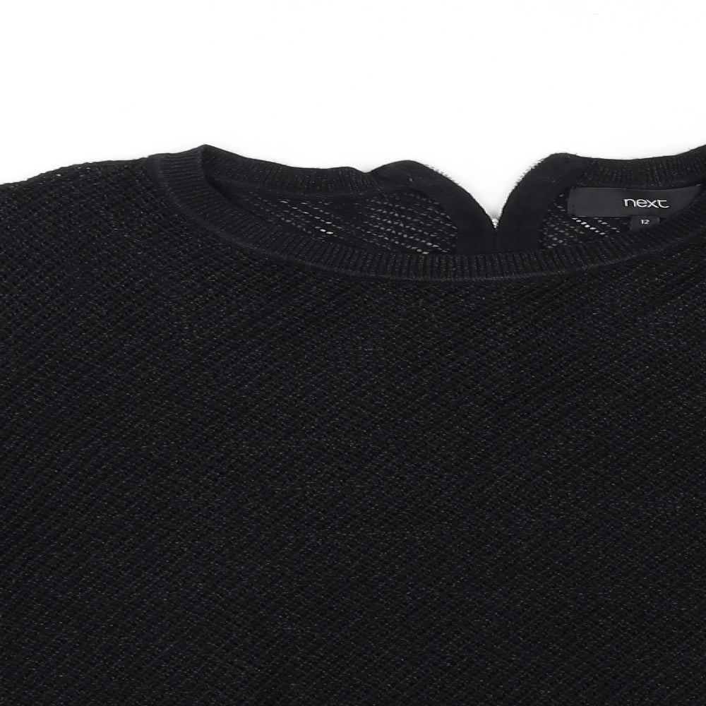 NEXT Womens Black   Basic Blouse Size 12