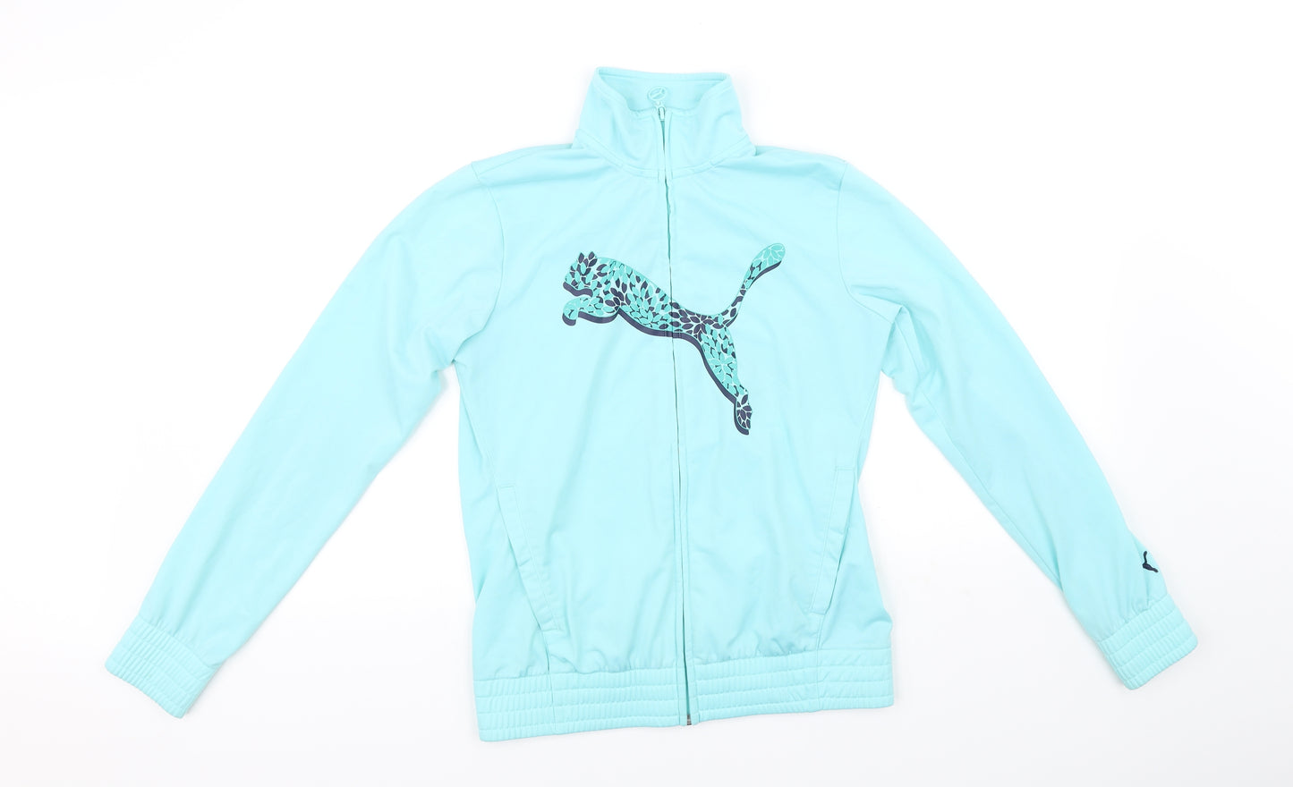 PUMA Girls Blue   Full Zip Jumper Size XL