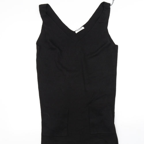 Pieces Womens Black   A-Line  Size L