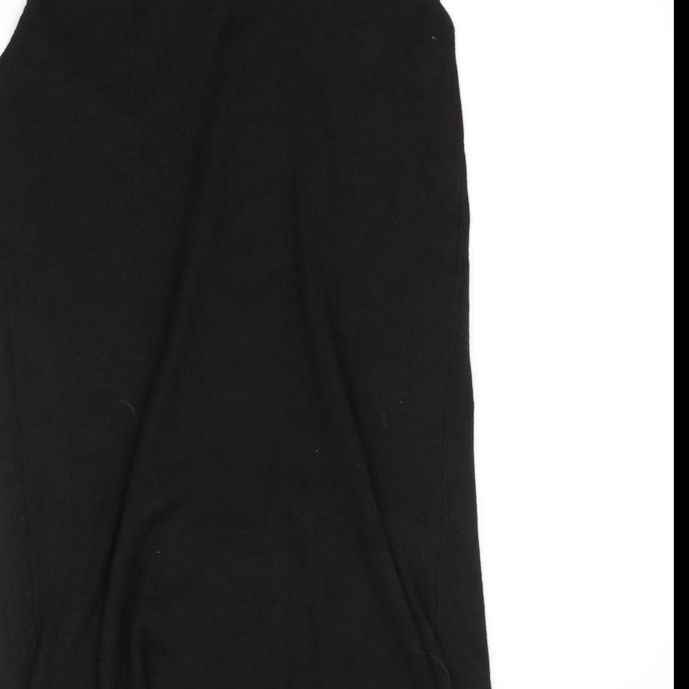 Pieces Womens Black   A-Line  Size L