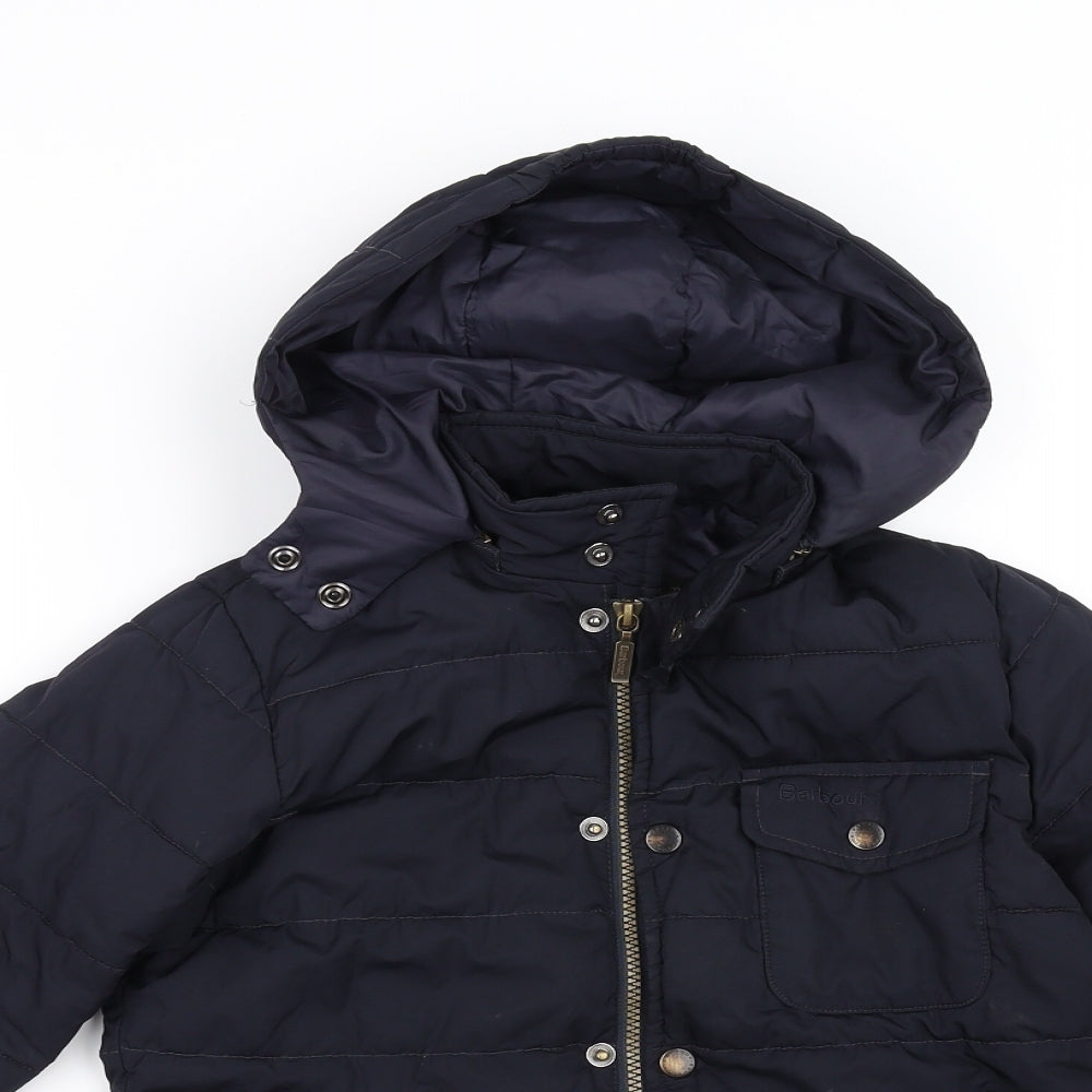 Barbour Boys Blue   Jacket  Size S
