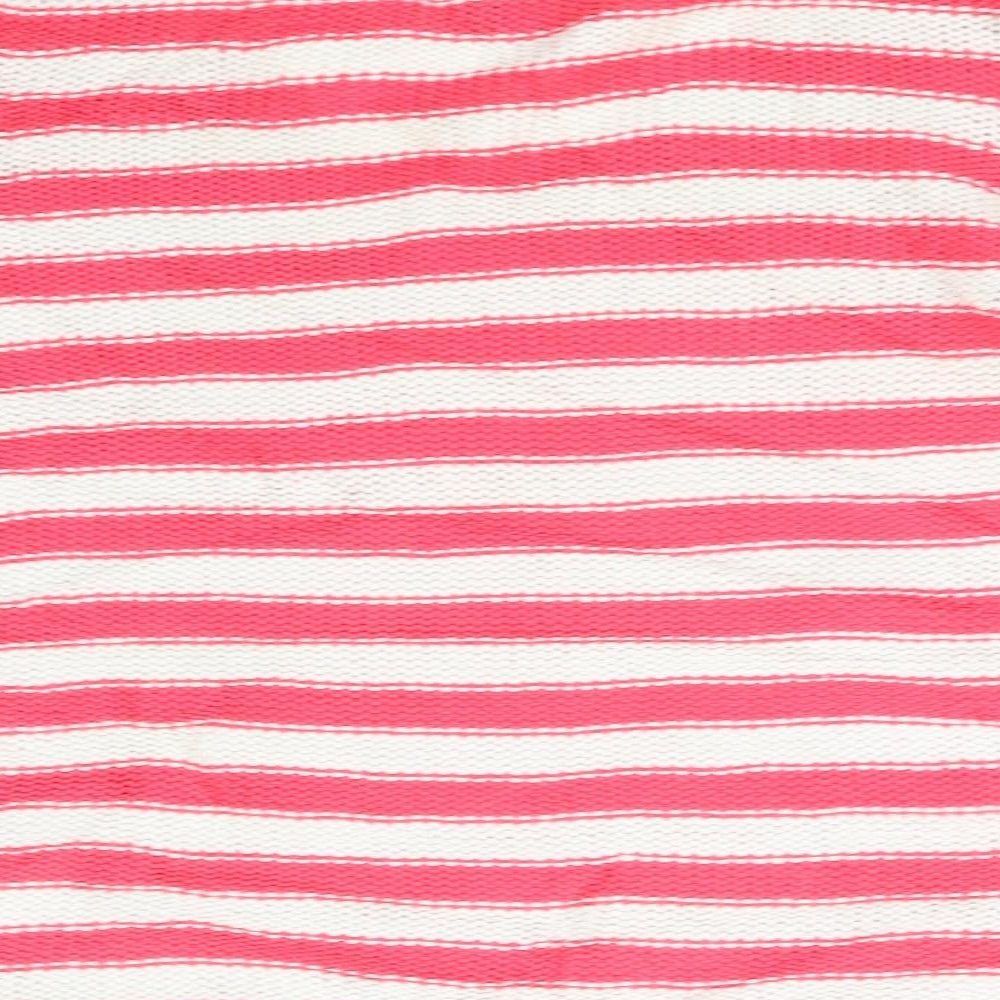 H&M Womens Red Striped  Pullover Jumper Size M