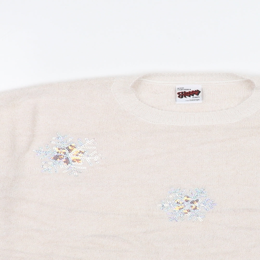 George Womens Pink   Pullover Jumper Size 12
