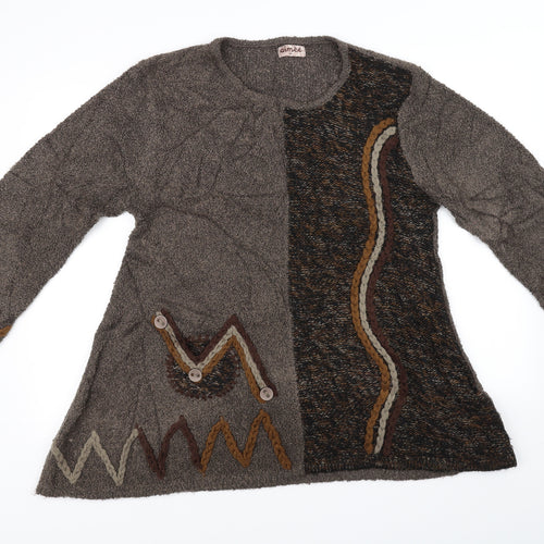 Aimee Womens Brown   A-Line  Size S