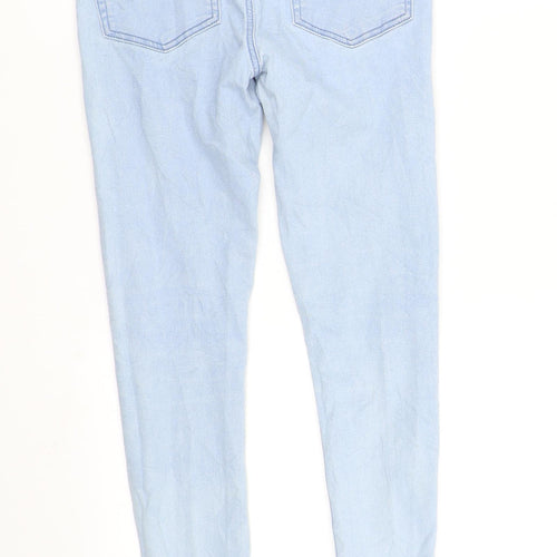 WOW Womens Blue   Skinny Jeans Size XS L27 in - Elastic Waist Band