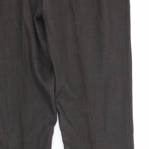 Dorothy Perkins Womens Grey   Trousers  Size 12 L33 in
