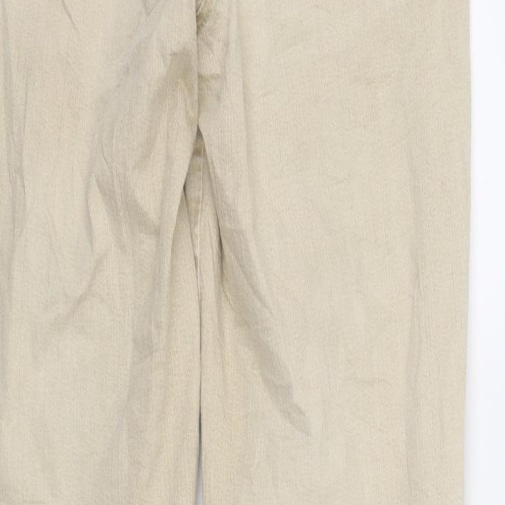 Gerry Webber Womens Beige   Trousers  Size 12 L31 in