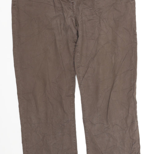 George Womens Brown   Trousers  Size 35 L30 in