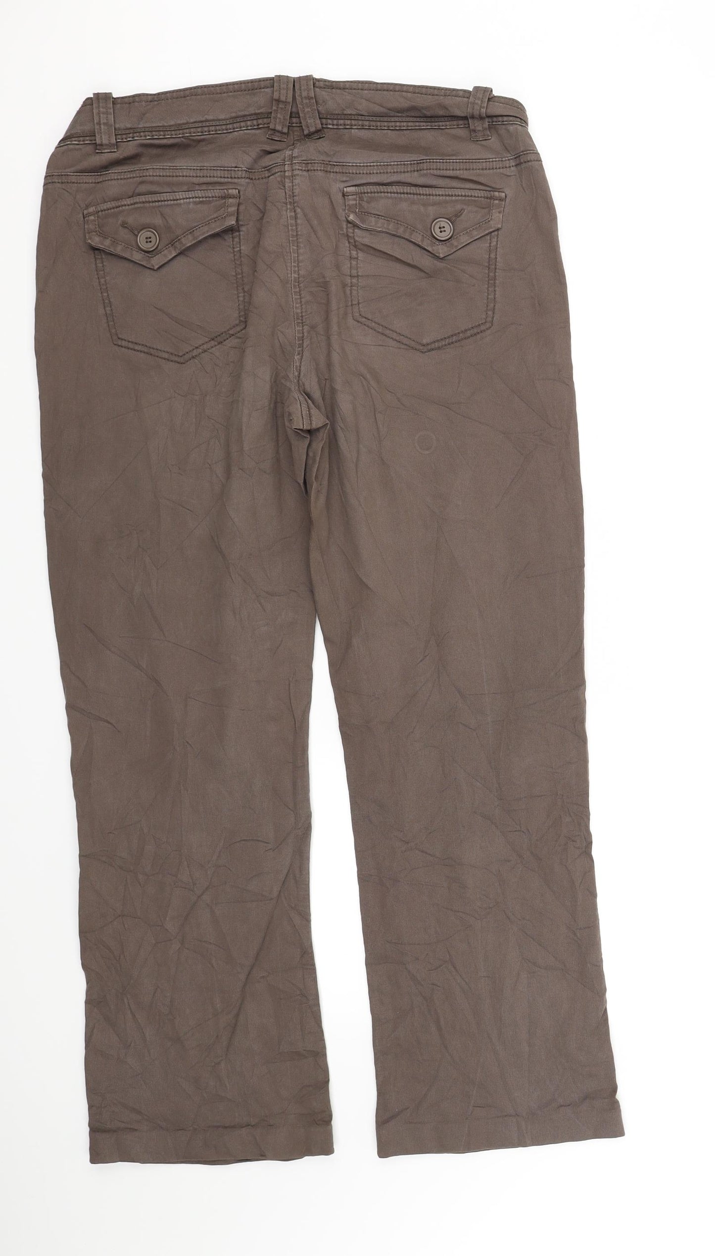 George Womens Brown   Trousers  Size 35 L30 in