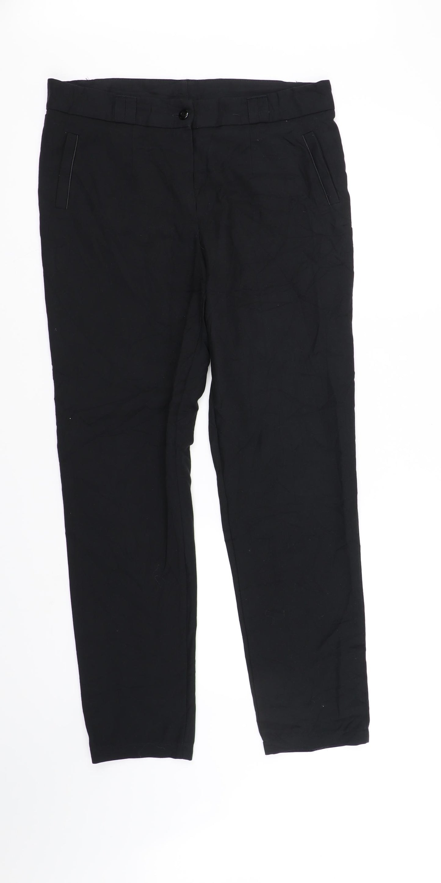 der ella Womens Black   Trousers  Size 14 L31 in
