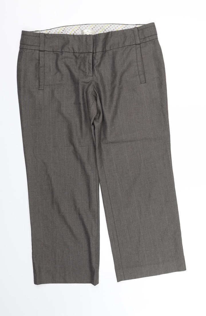 River island Womens Grey Trousers Size 14 L27 in