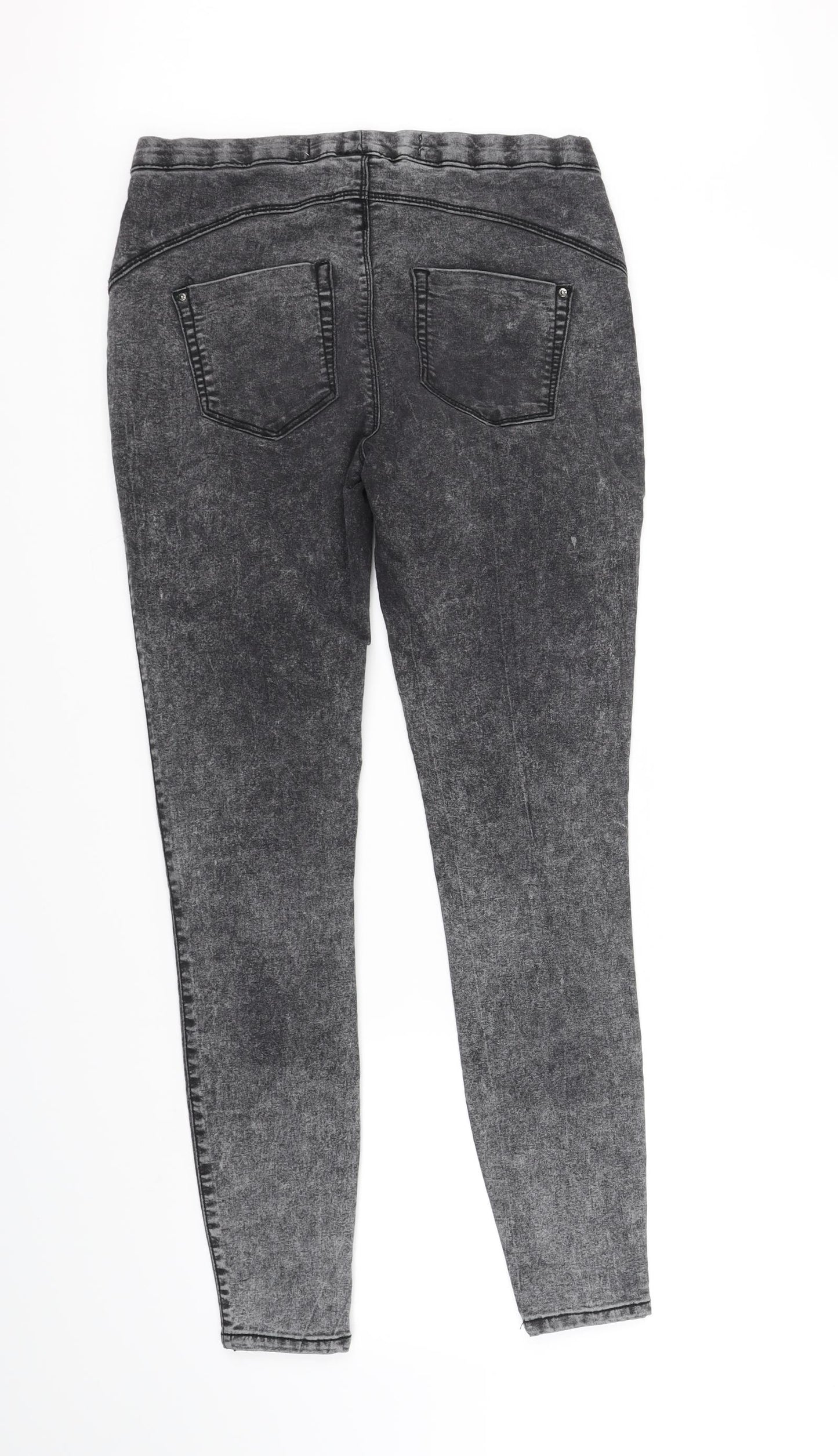 deniem & co Womens Grey   Straight Jeans Size 10 L32 in