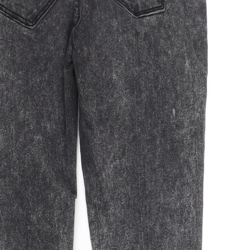 deniem & co Womens Grey   Straight Jeans Size 10 L32 in