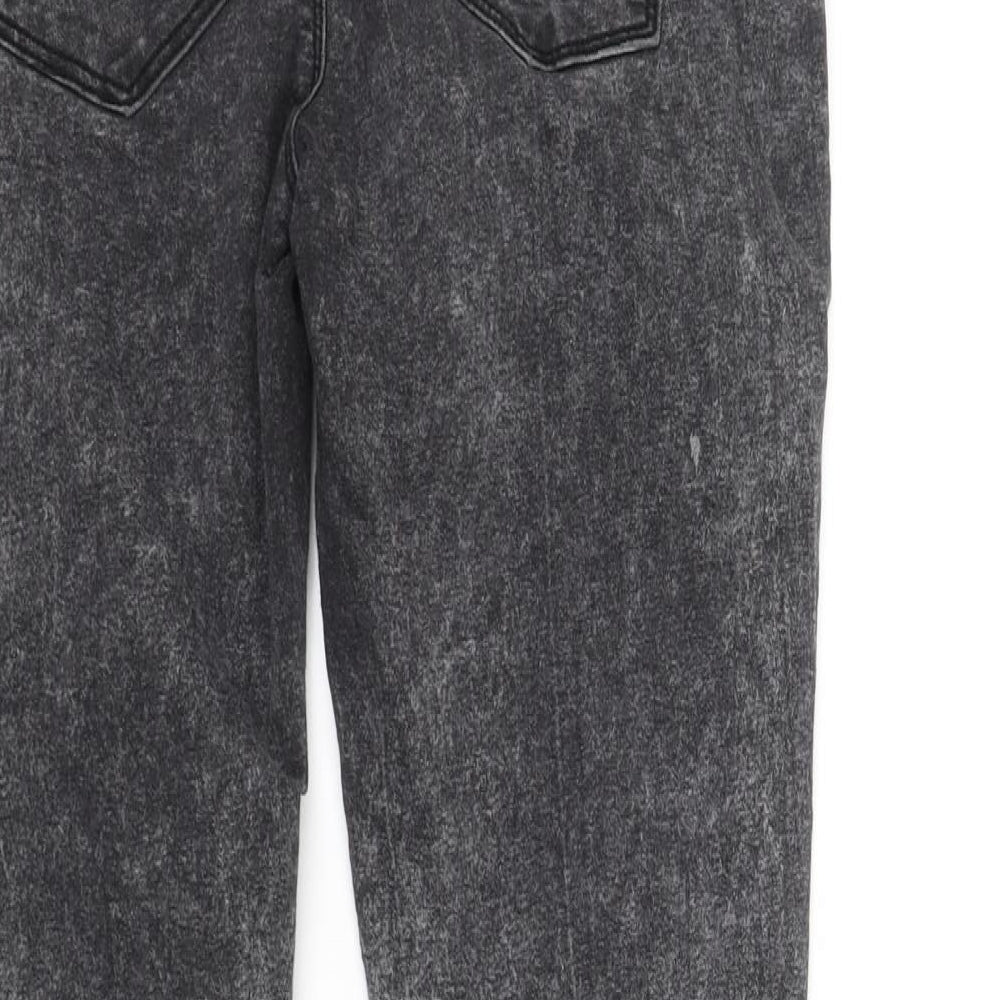 deniem & co Womens Grey   Straight Jeans Size 10 L32 in