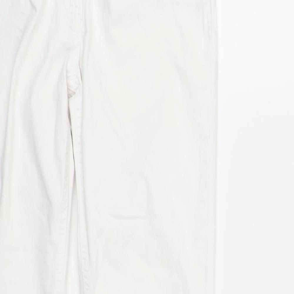 TU Womens White   Straight Jeans Size 12 L31 in