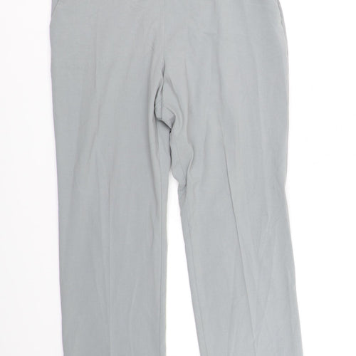 M&S Collection Womens Beige Houndstooth  Trousers  Size 14 L30 in