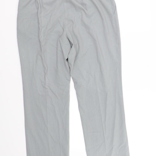 M&S Collection Womens Beige Houndstooth  Trousers  Size 14 L30 in