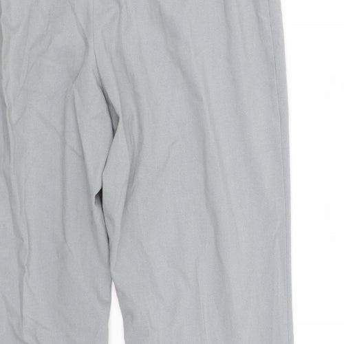 M&S Collection Womens Beige Houndstooth  Trousers  Size 14 L30 in