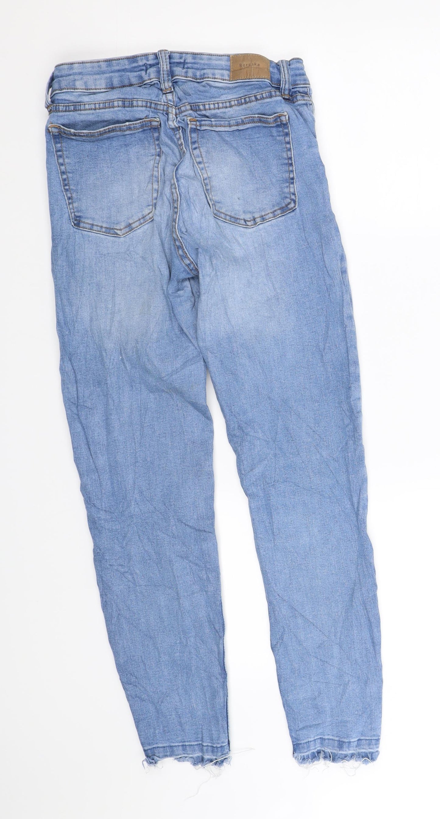 Berksha Womens Blue   Straight Jeans Size 10 L29 in