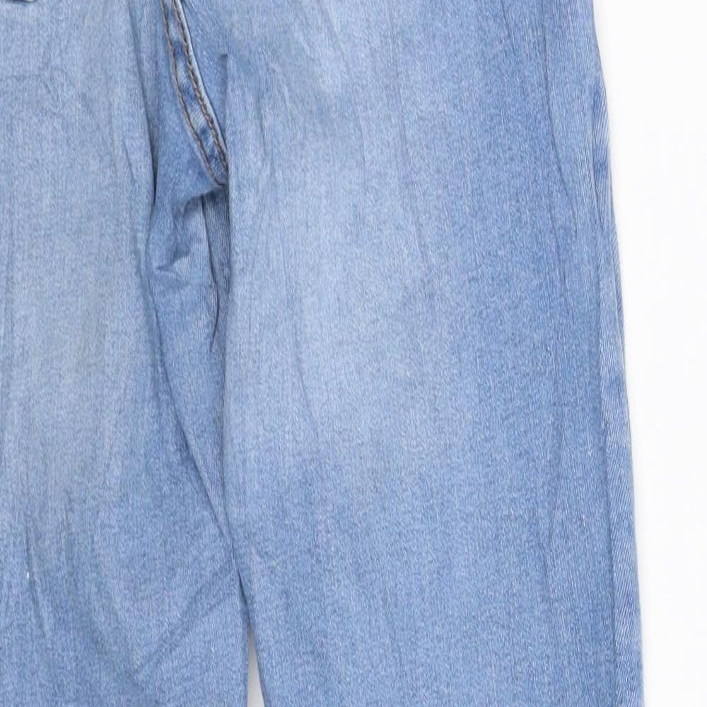 Berksha Womens Blue   Straight Jeans Size 10 L29 in