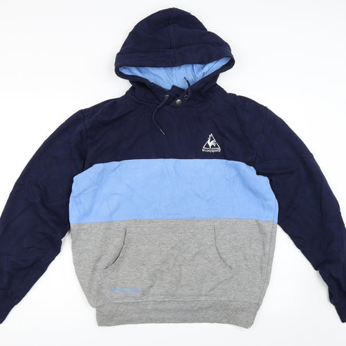 le coq sportif Mens Blue   Pullover Hoodie Size M