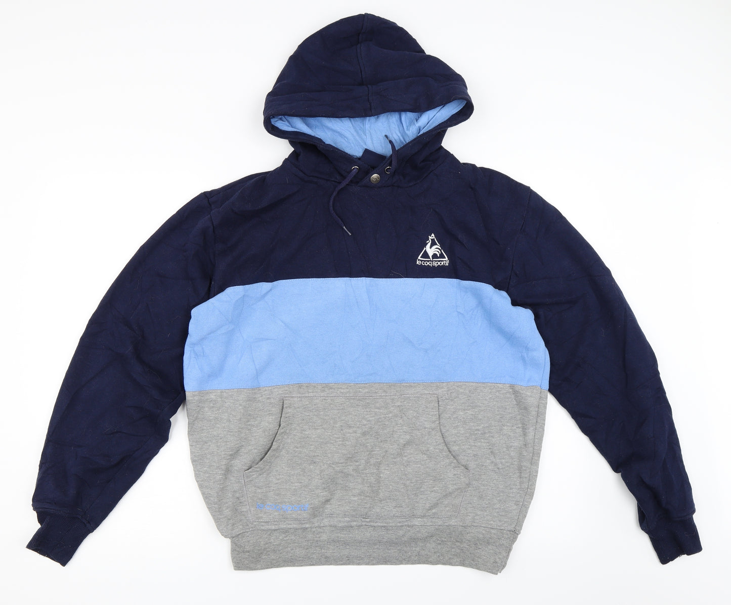 le coq sportif Mens Blue   Pullover Hoodie Size M