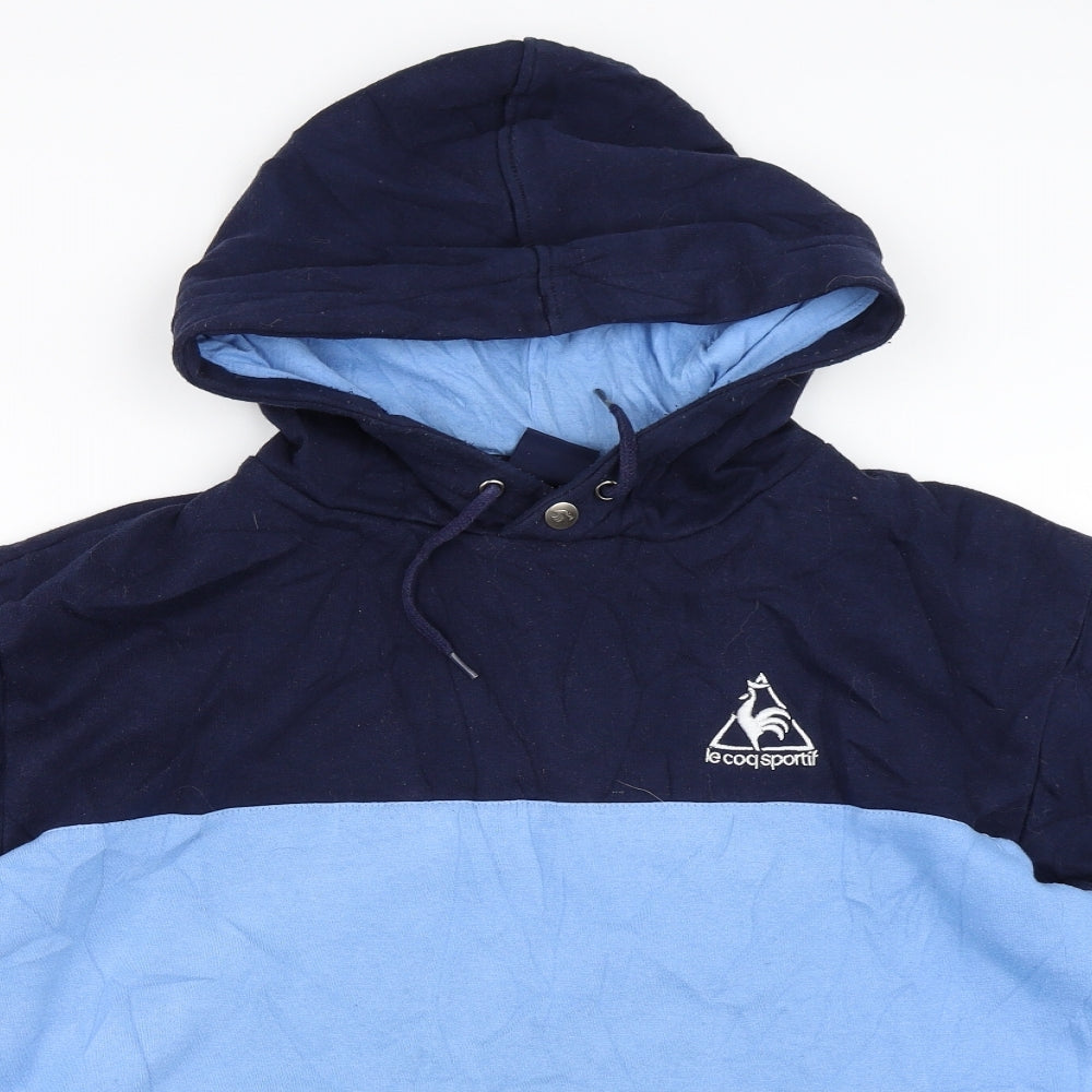 le coq sportif Mens Blue   Pullover Hoodie Size M